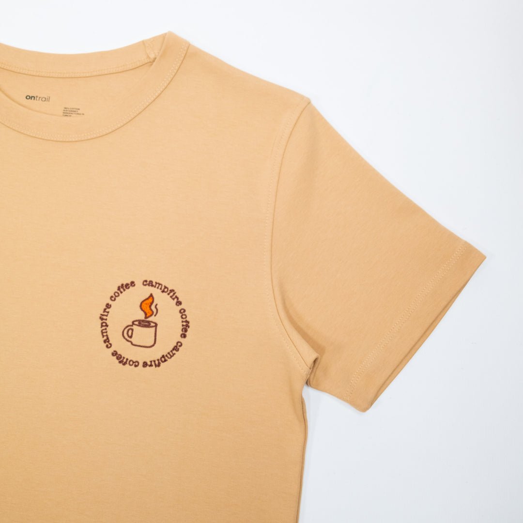 Campfire Coffee Tshirt - Latte