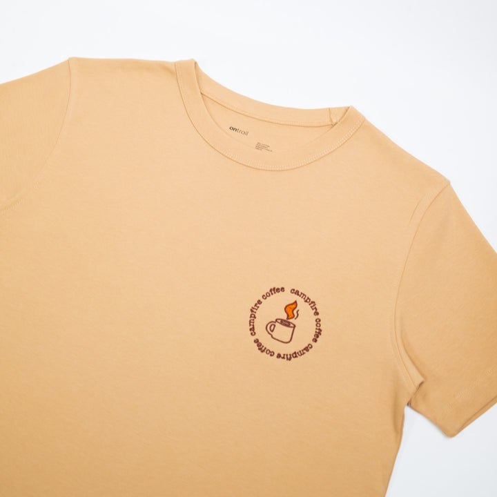 Campfire Coffee Tshirt - Latte