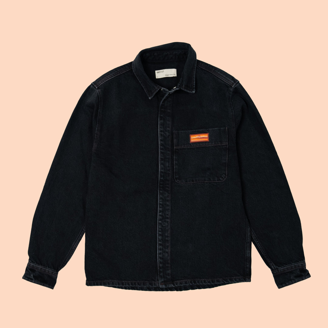 Explorer Denim Ceket - Siyah