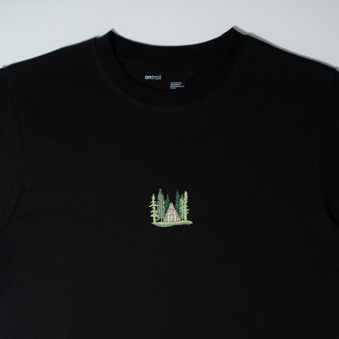 Cabin Life Tshirt - Siyah