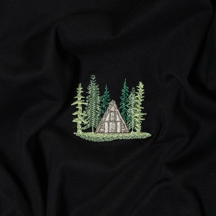 Cabin Life Tshirt - Siyah