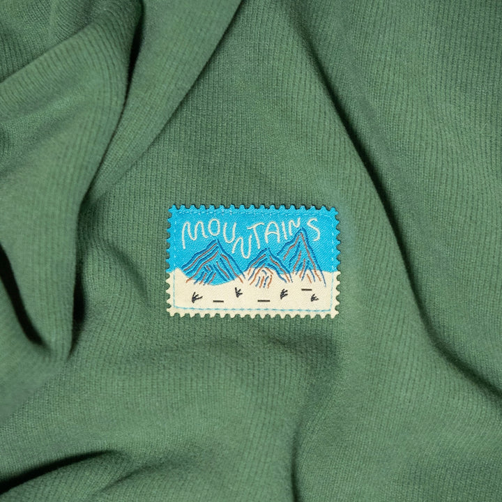 Mountains Sweatshirt - Orman Yeşili