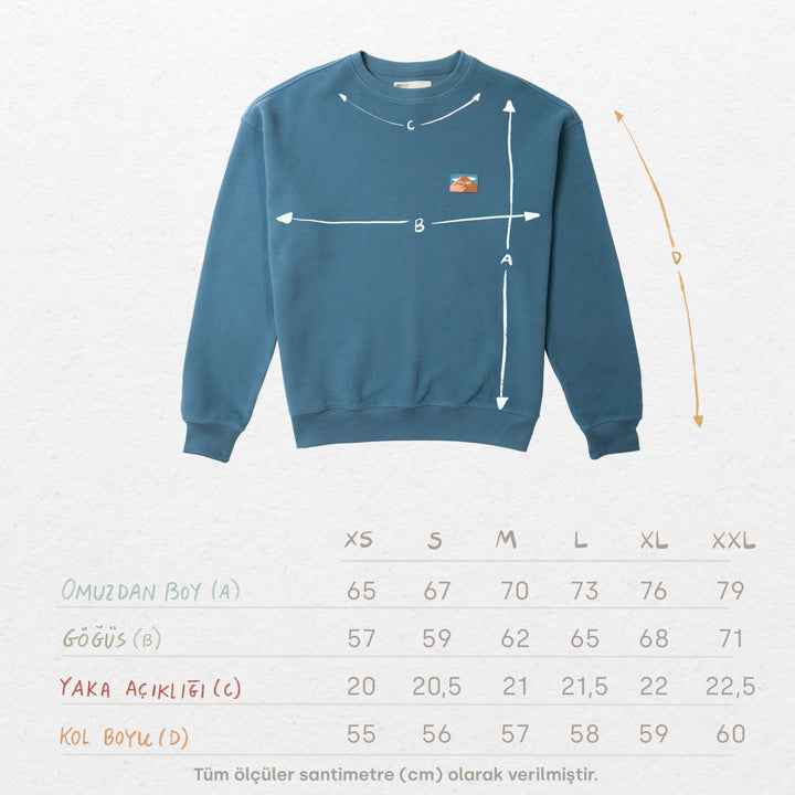 Explore Sweatshirt - Mavi