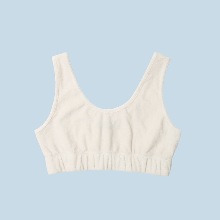 Terry Crop Top - Coconut