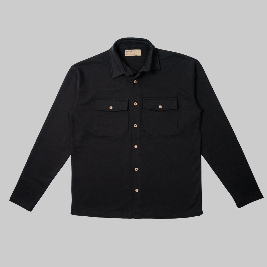 Comfort Overshirt - Siyah