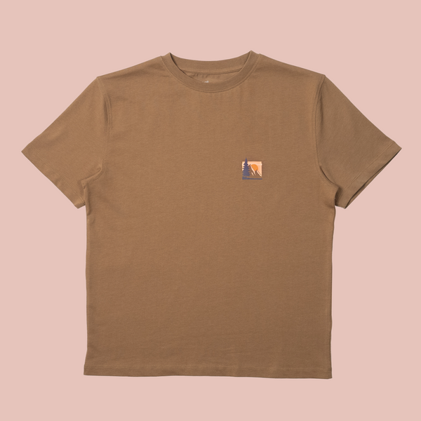 Mountaintop Tshirt - Kahve