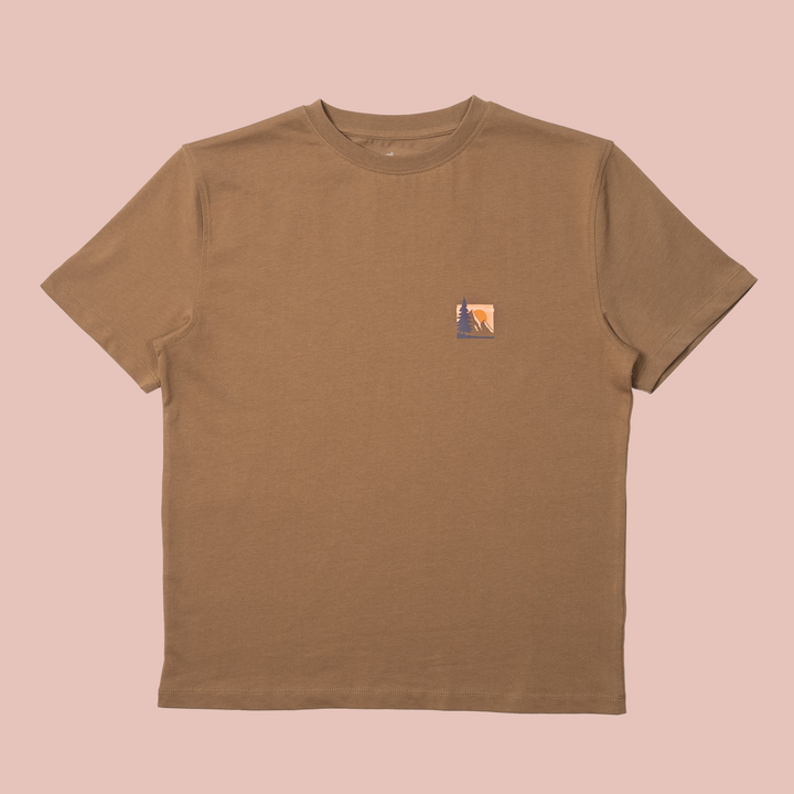 Mountaintop Tshirt - Kahve