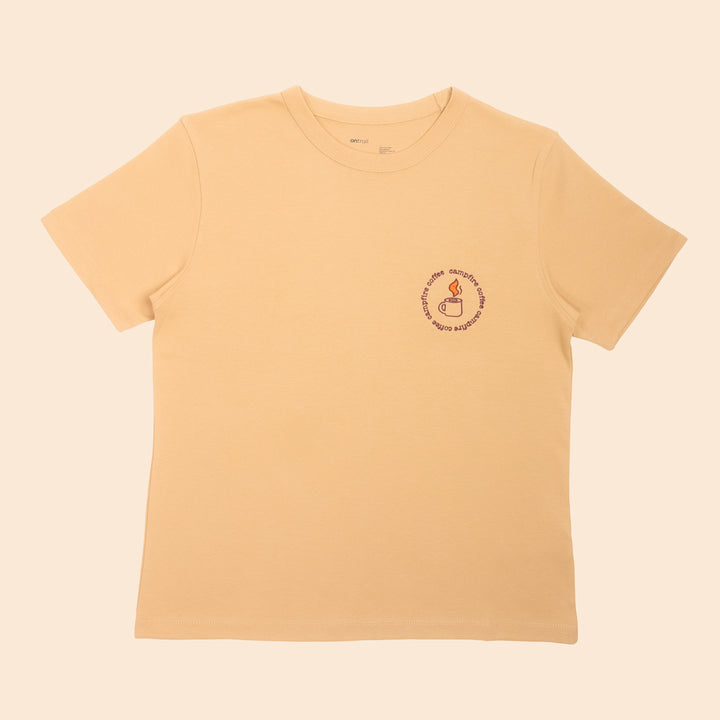 Campfire Coffee Tshirt - Latte