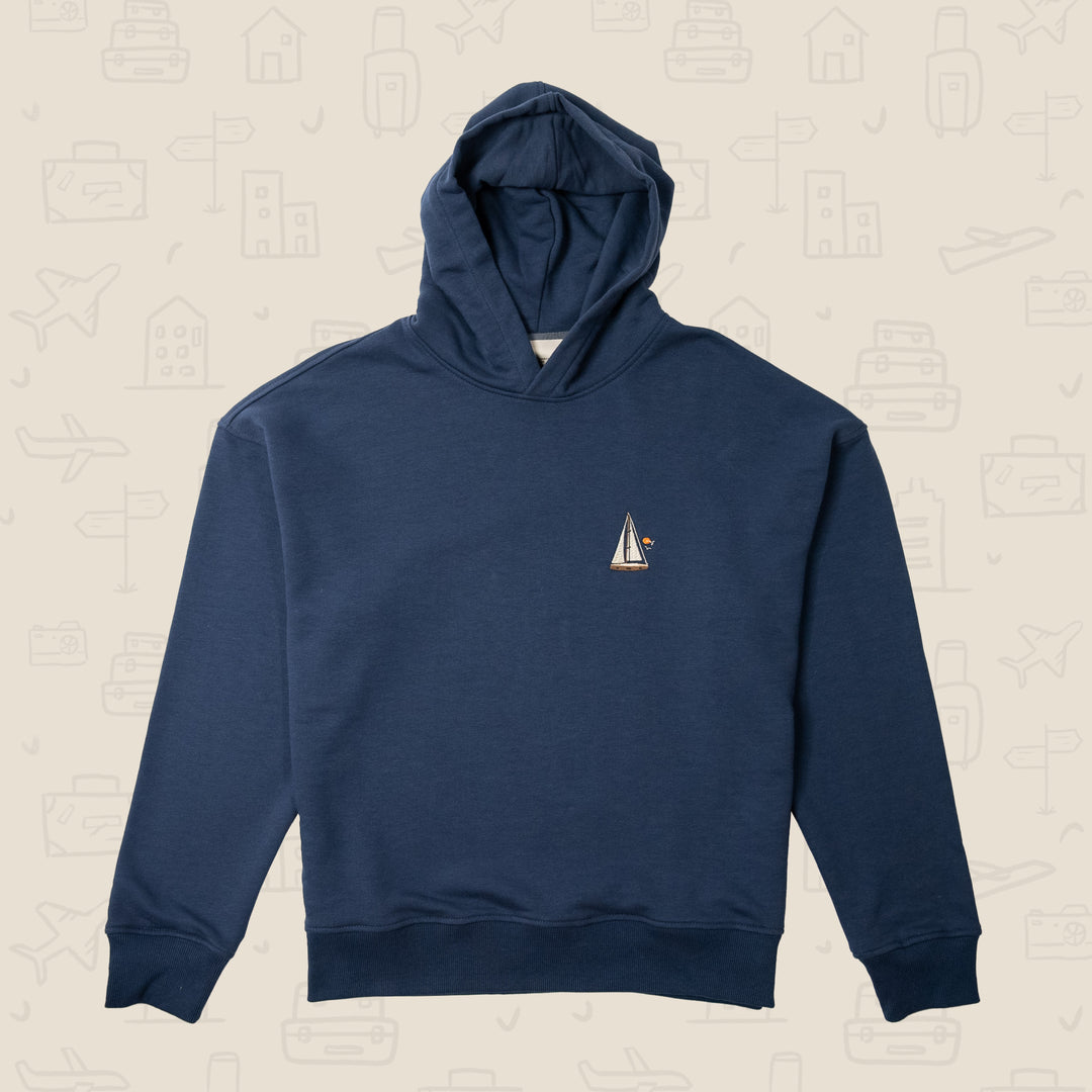 Boat Life Hoodie - Lacivert