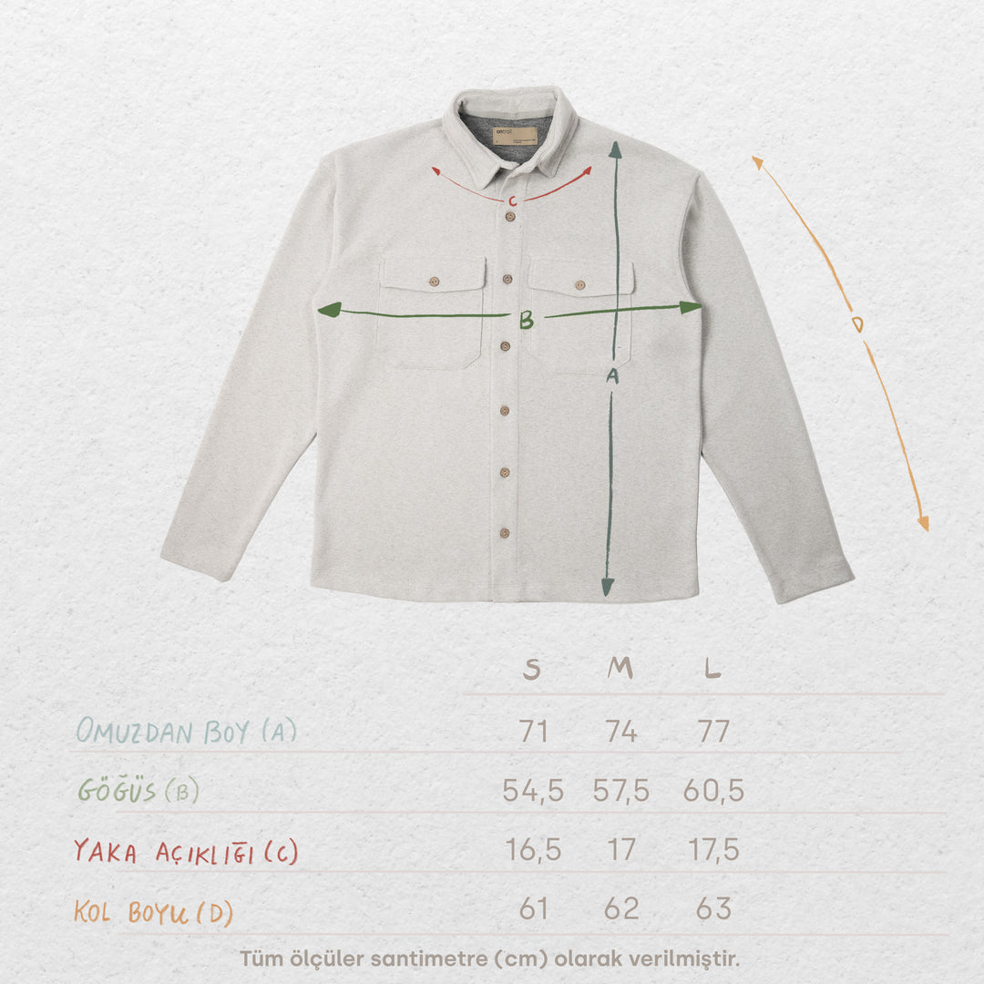 Comfort Overshirt - Gri