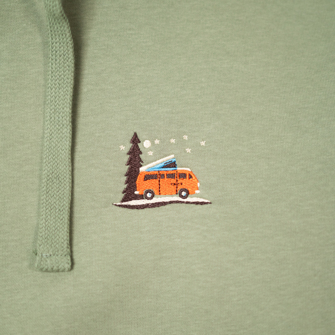 Van Life Hoodie - Zeytin Yeşili