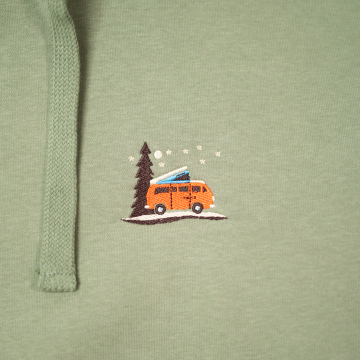 Van Life Hoodie - Zeytin Yeşili