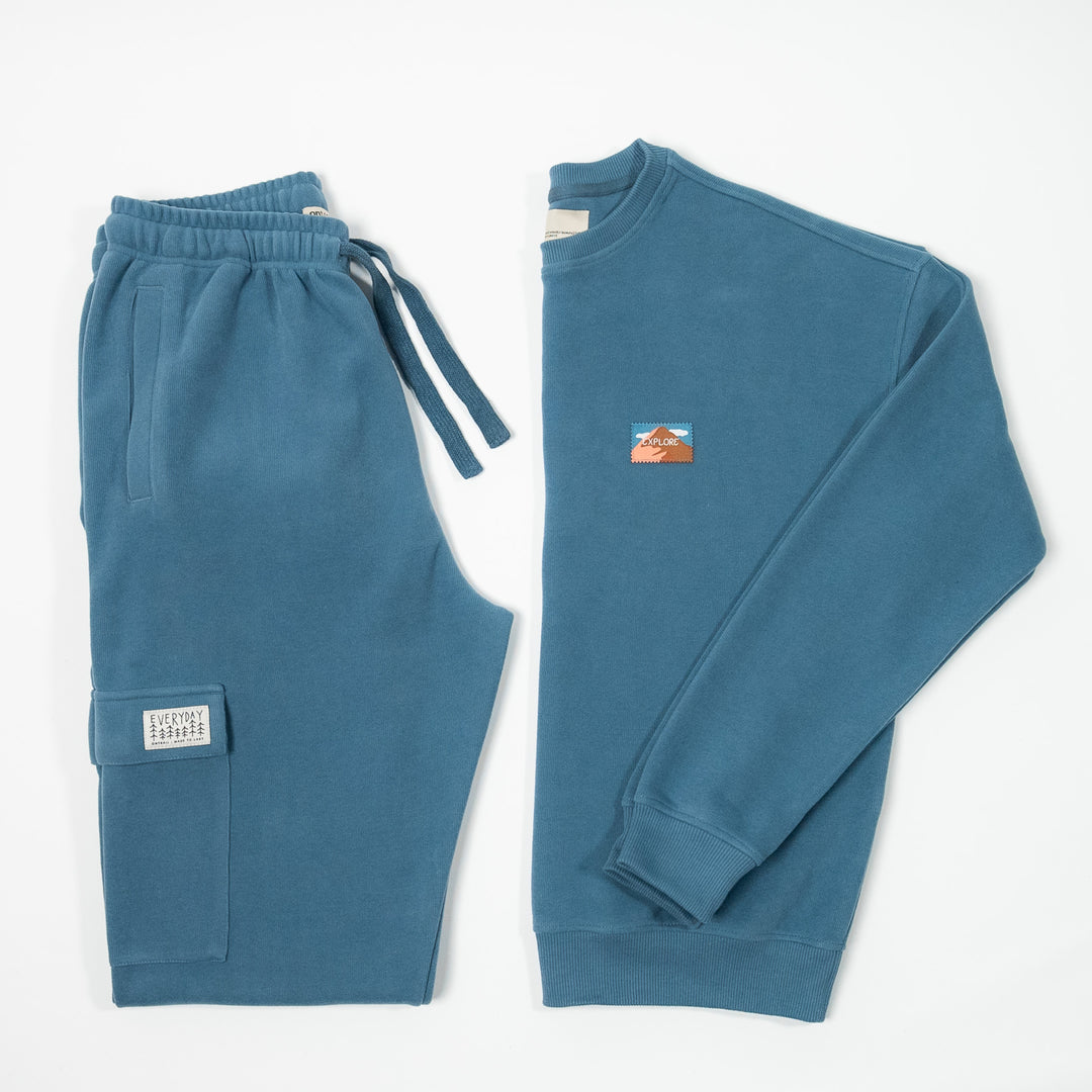 Erkek Travel Pants - Mavi