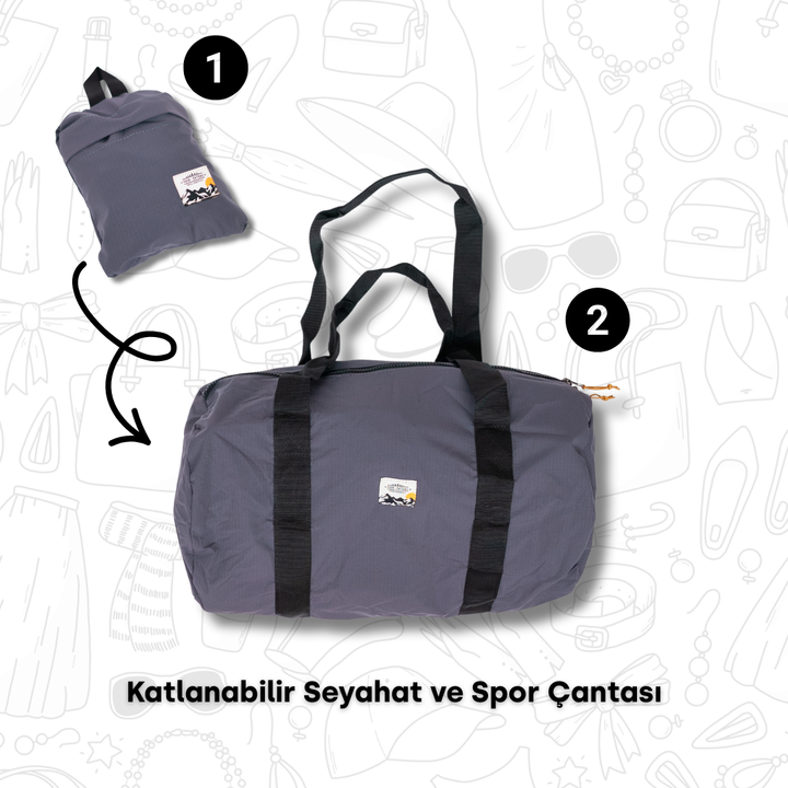 Overnight Katlanabilir Çanta - Antrasit