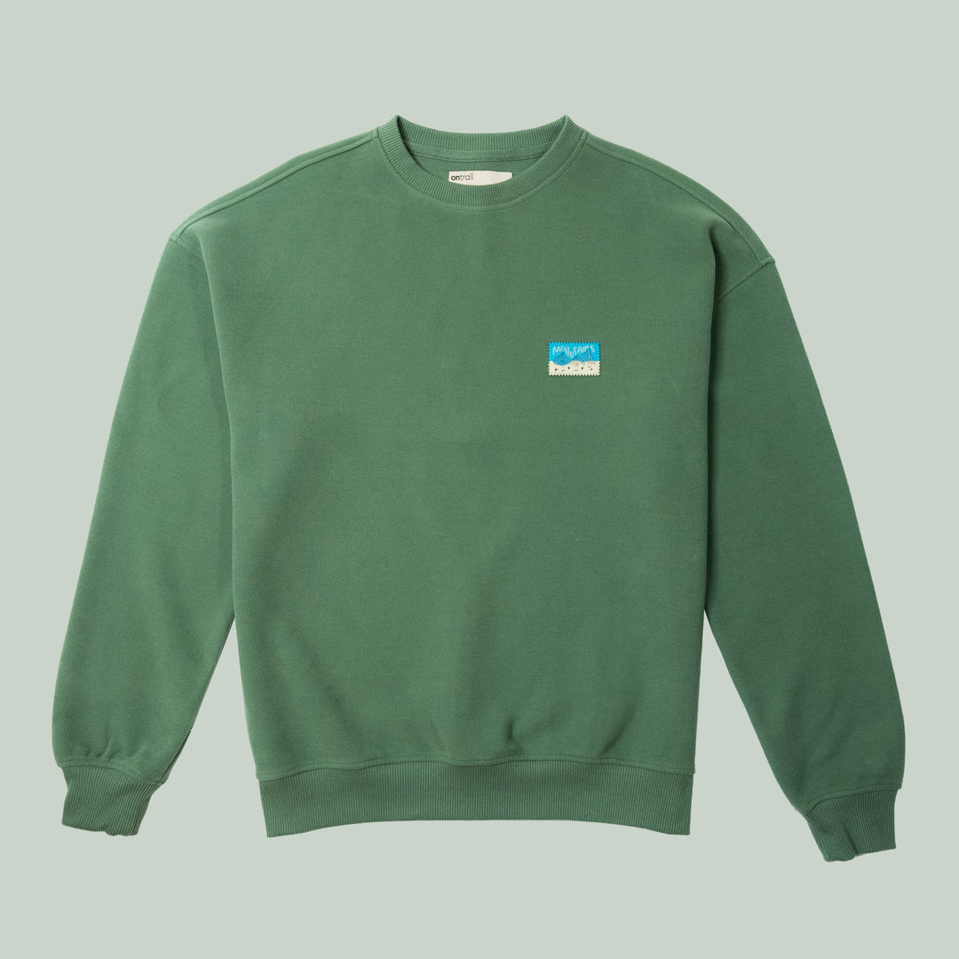 Mountains Sweatshirt - Orman Yeşili