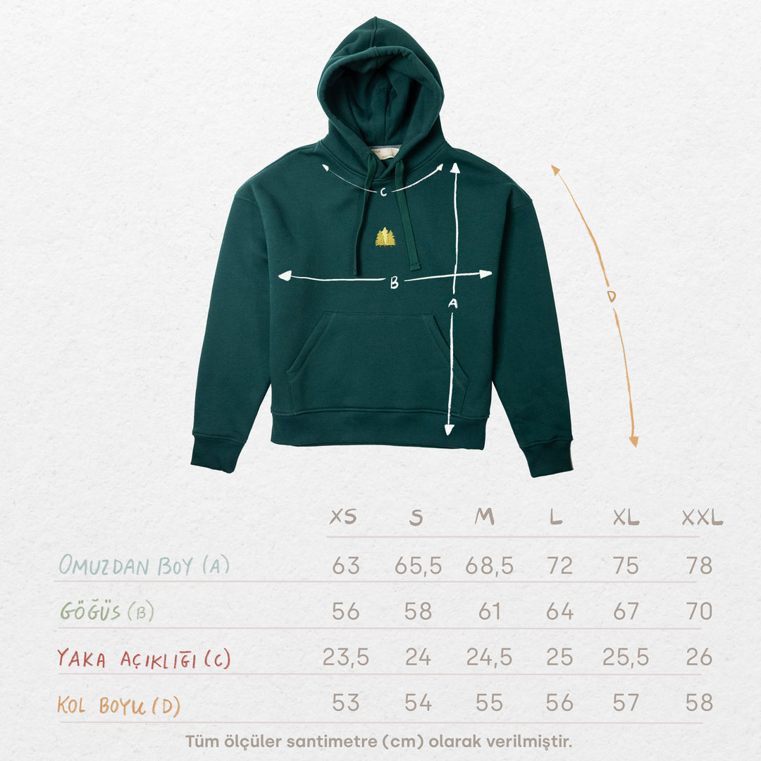 Old Pines Hoodie - Çam Yeşili