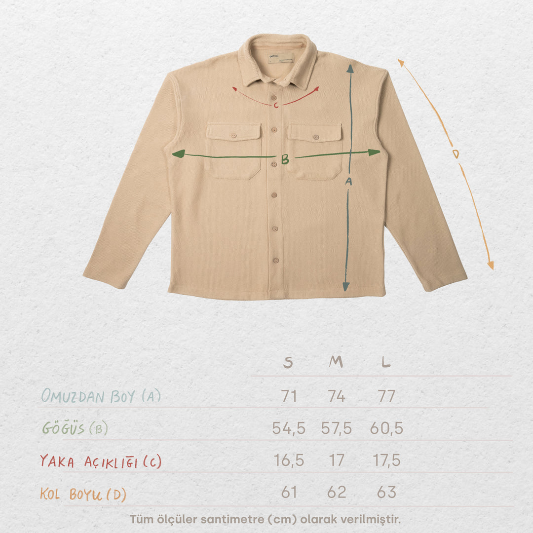 Comfort Overshirt - Safari Beji