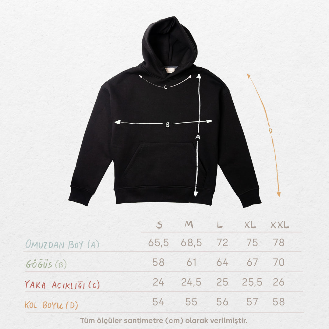 Premium Basic Hoodie - Siyah