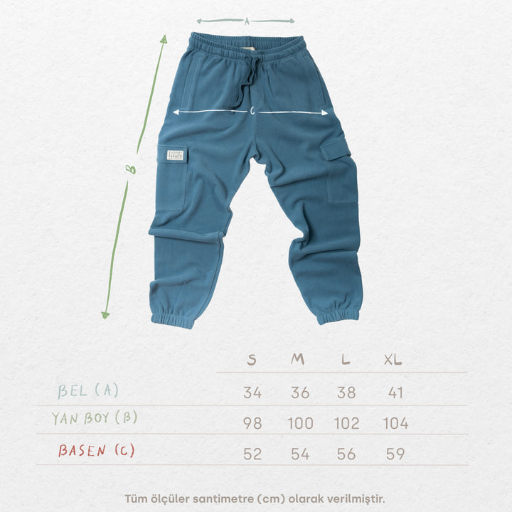 Erkek Travel Pants - Mavi