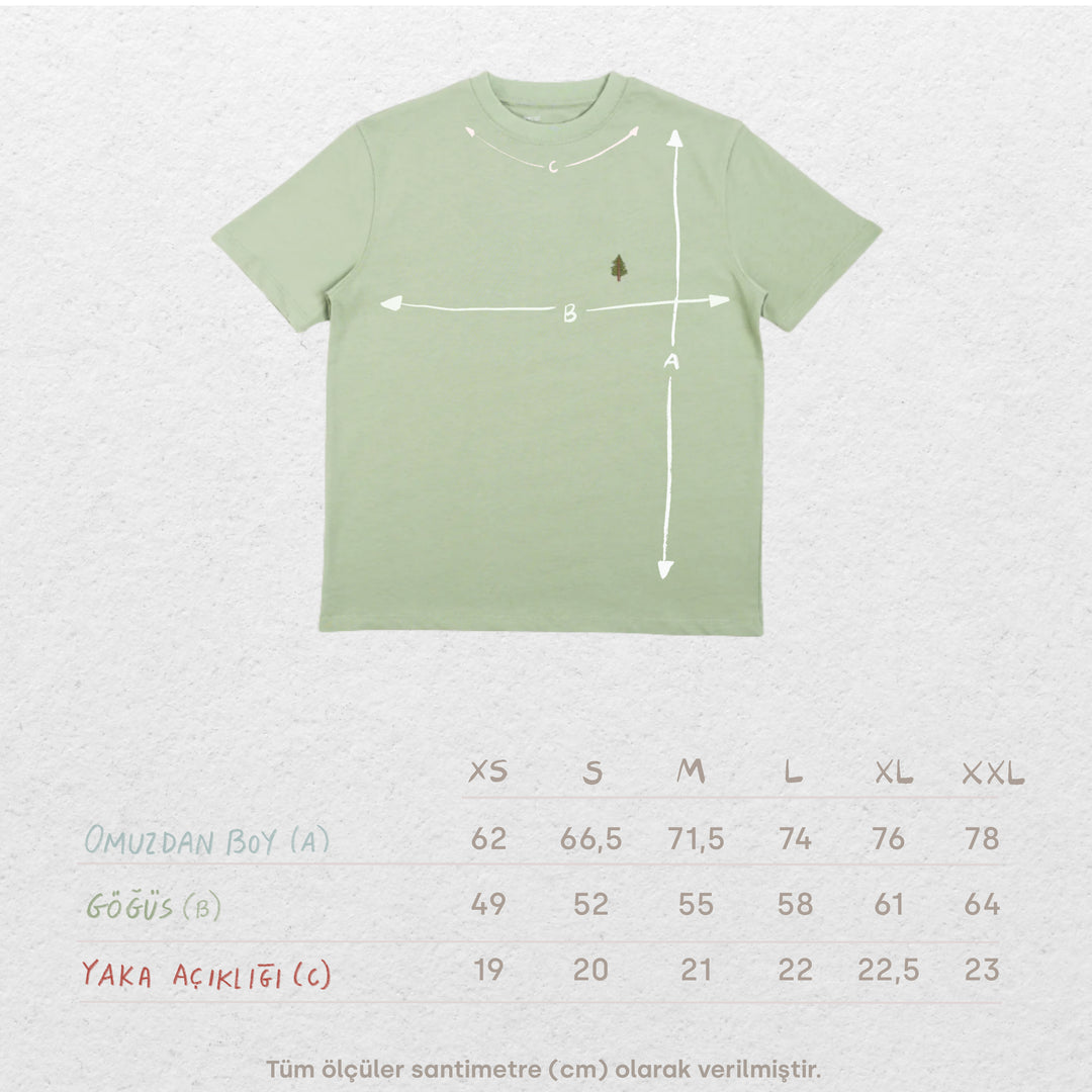 Mini Pine Tshirt - Yeşil