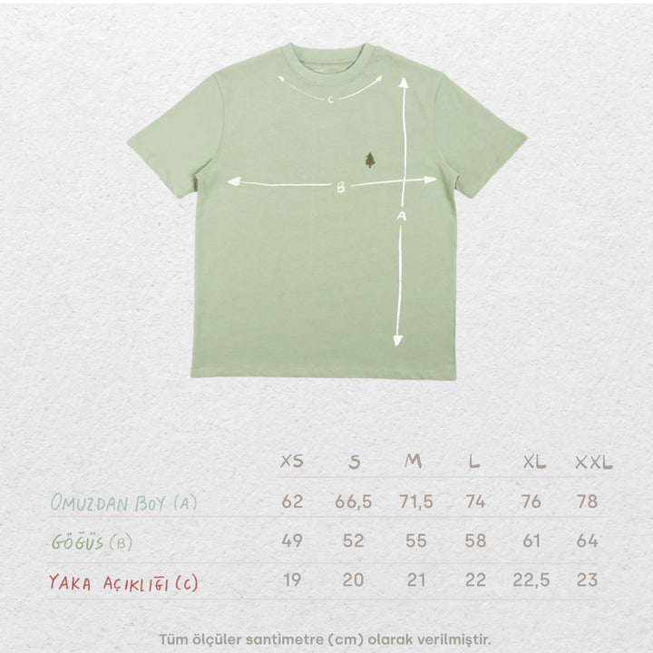 Mini Pine Tshirt - Yeşil