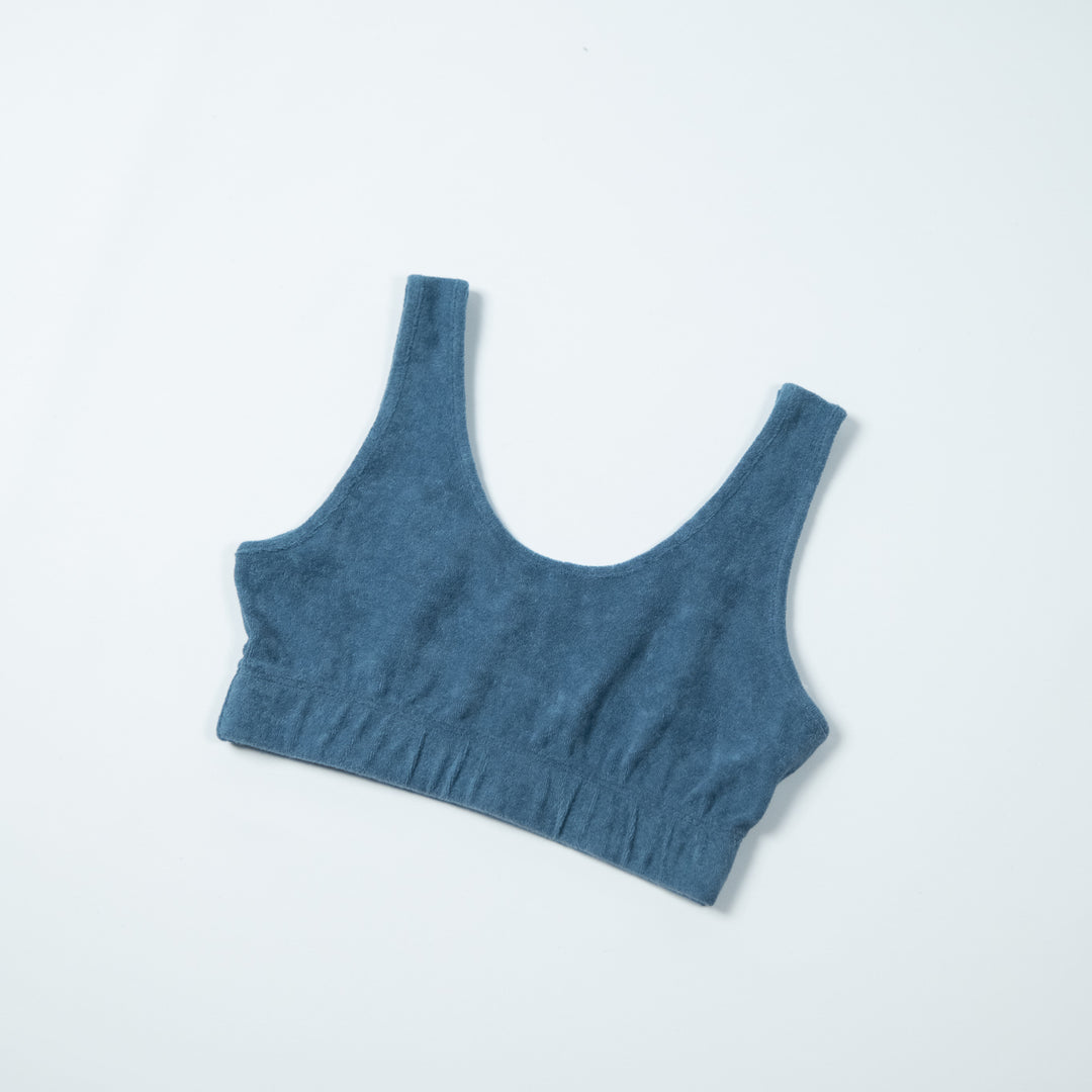 Terry Crop Top - Ocean