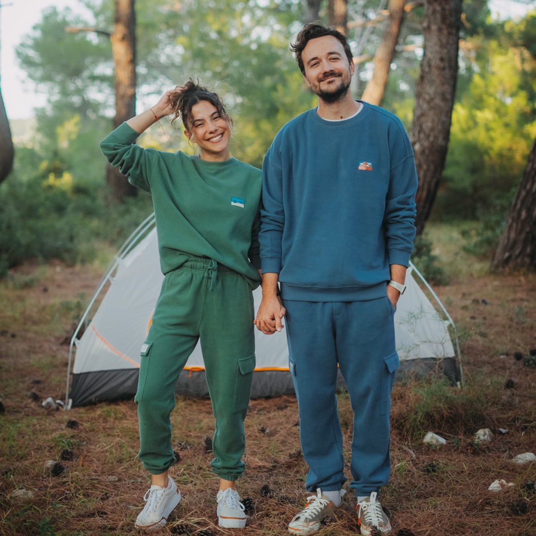 Erkek Travel Pants - Mavi