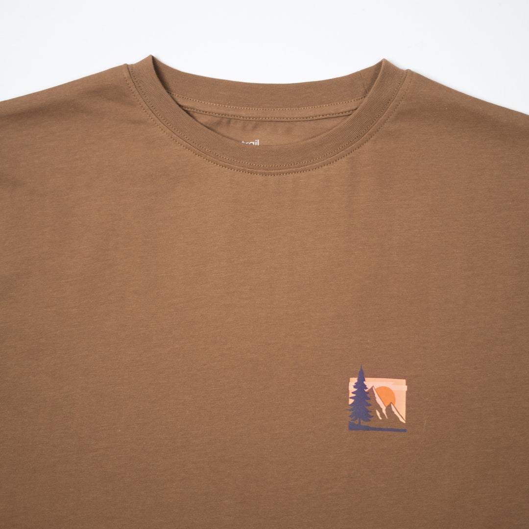 Mountaintop Tshirt - Kahve