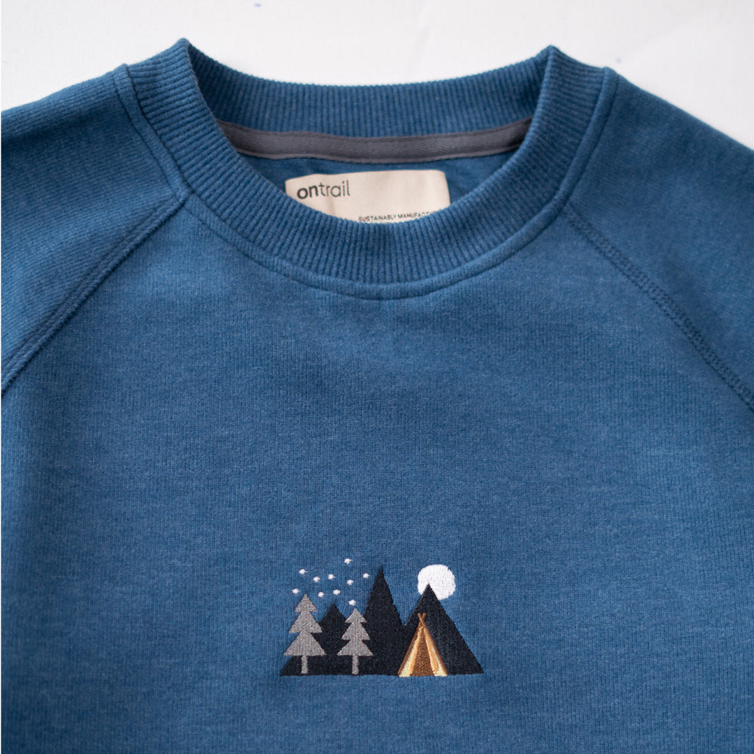 Under the Stars Sweatshirt - İndigo Mavi