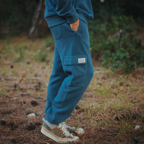 Erkek Travel Pants - Mavi