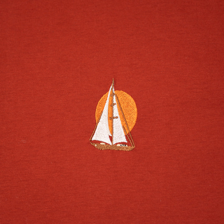 Boatlife & Sunset Tshirt - Kiremit