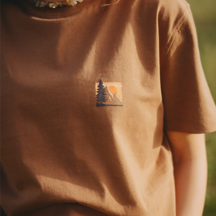 Mountaintop Tshirt - Kahve