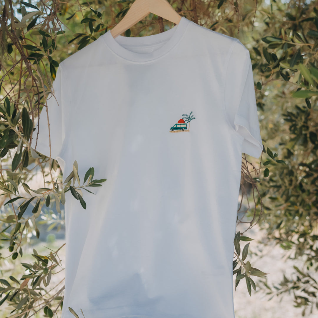 Vanlife & Sunset Tshirt - Beyaz