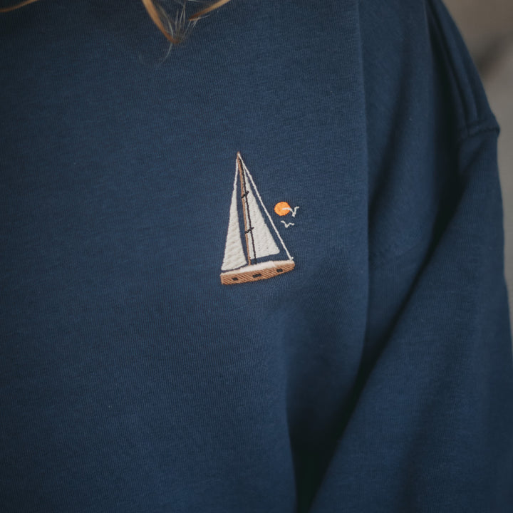 Boat Life Hoodie - Lacivert