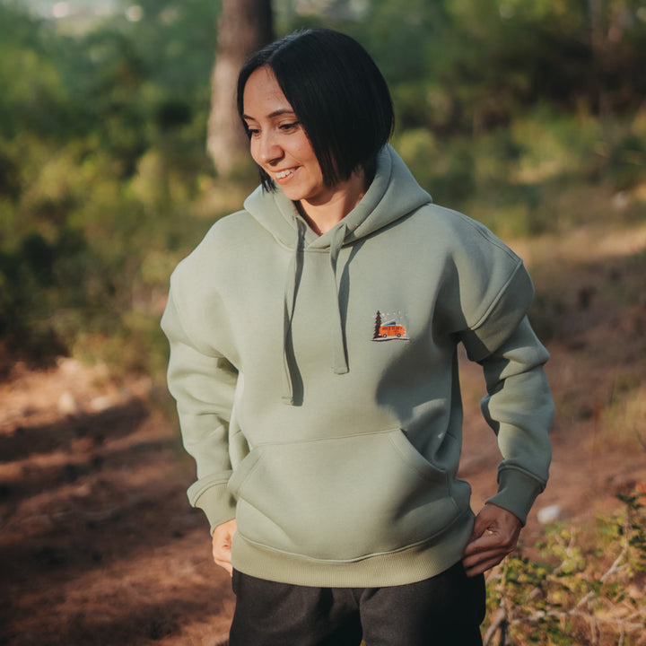 Van Life Hoodie - Zeytin Yeşili