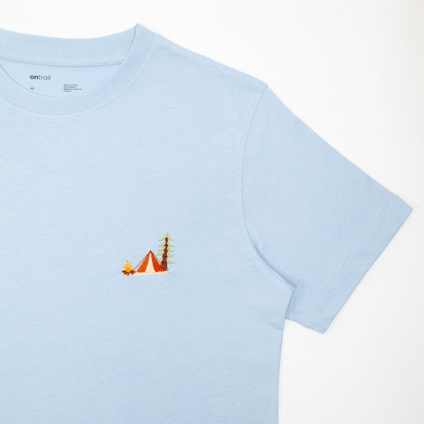 Camp Life Tshirt - Gökyüzü Mavisi