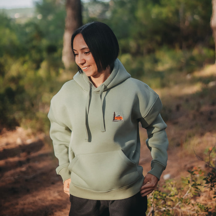 Van Life Hoodie - Zeytin Yeşili