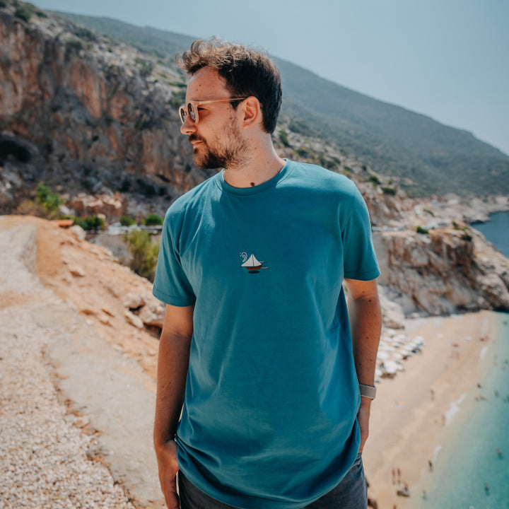 Kaş Tshirt - Akdeniz Mavisi