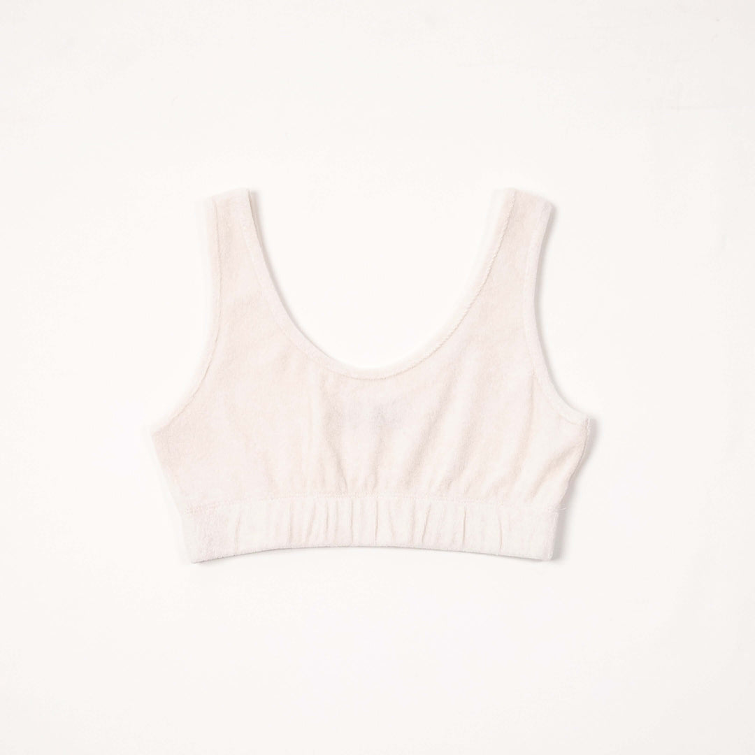 Terry Crop Top - Coconut