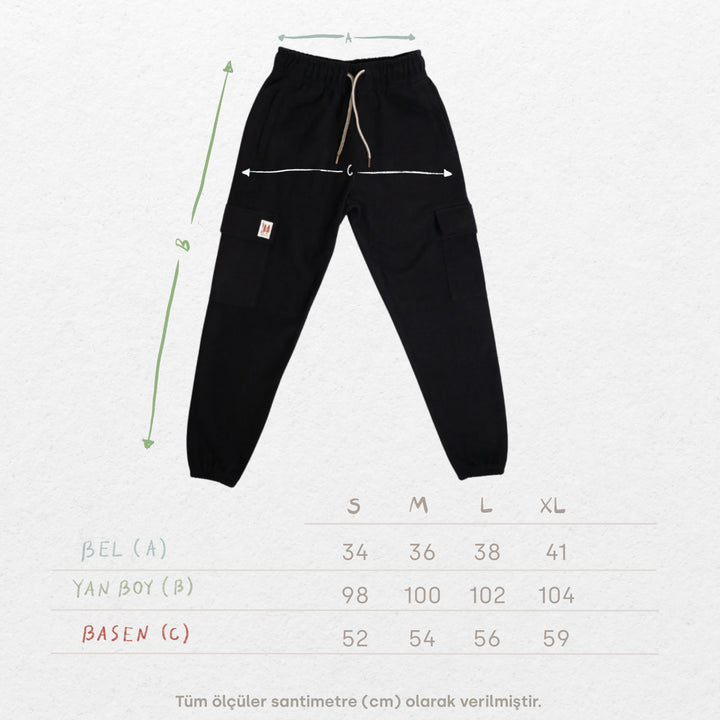 Erkek Travel Pants - Siyah