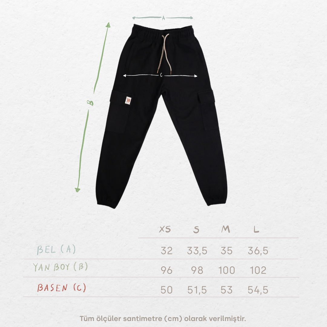 Kadın Travel Pants - Siyah