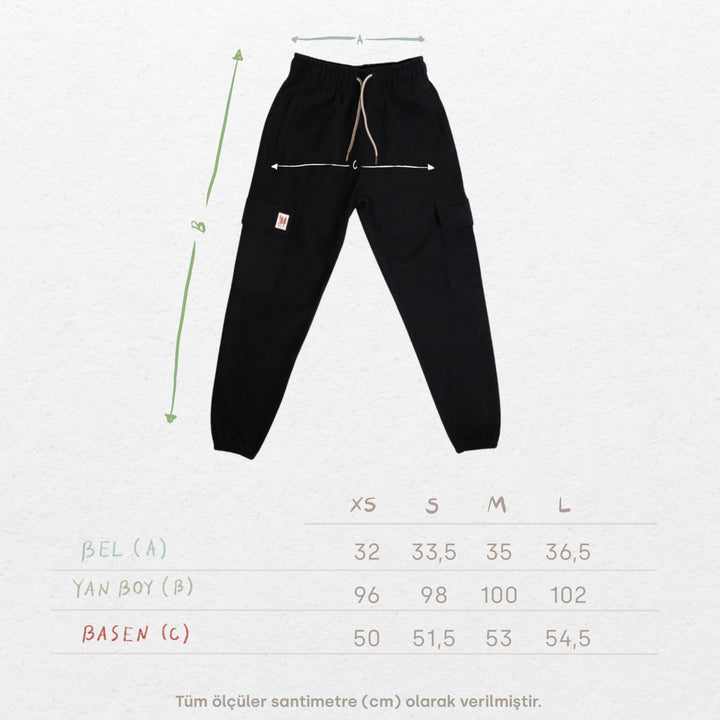 Kadın Travel Pants - Siyah