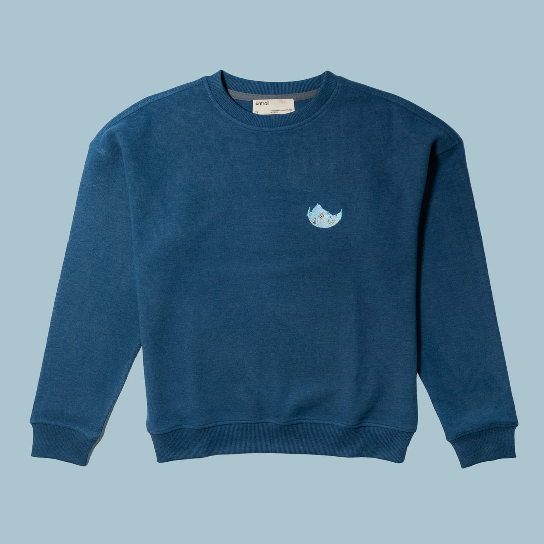 Slaloms Sweatshirt - İndigo Mavi