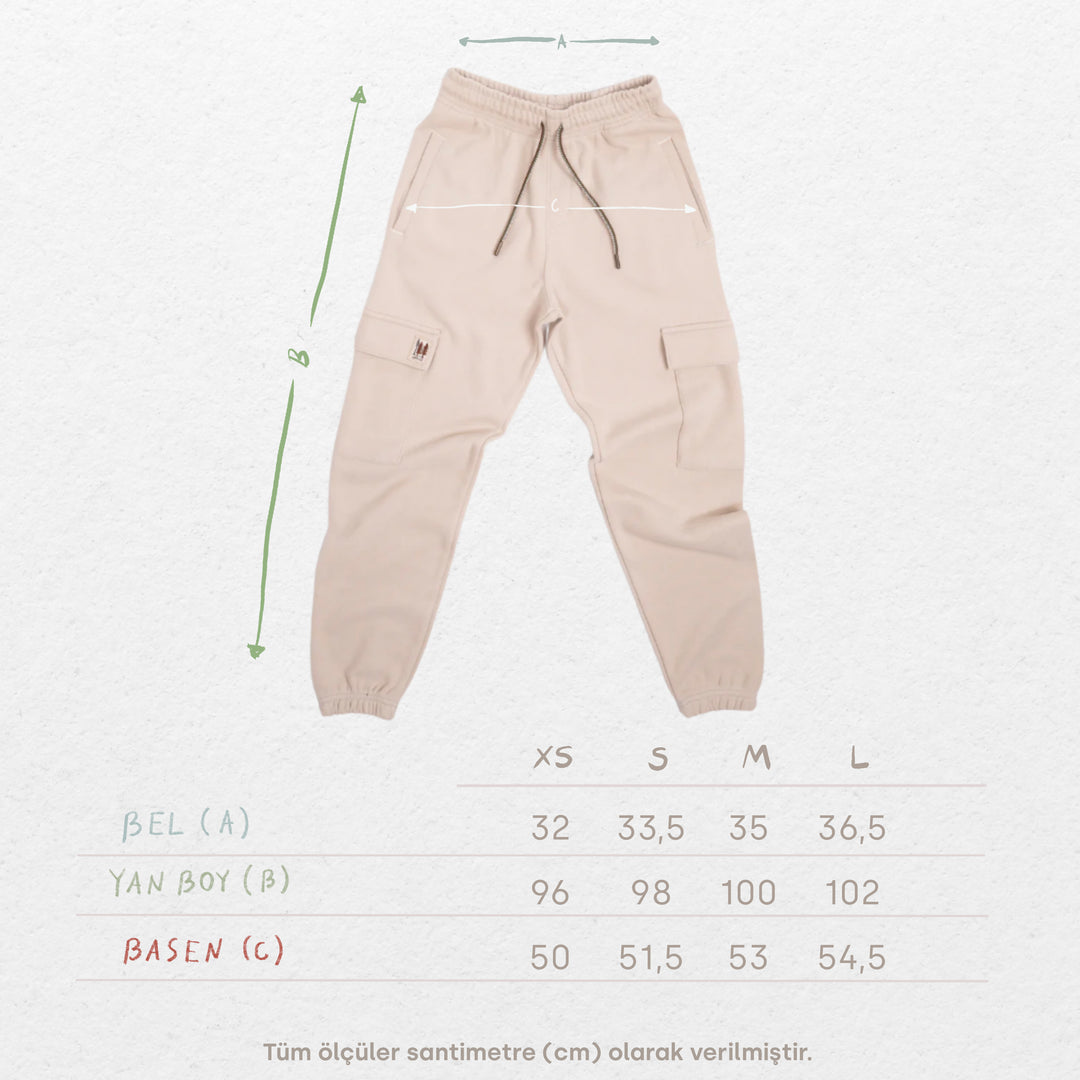Kadın Travel Pants -  Parşömen Bej