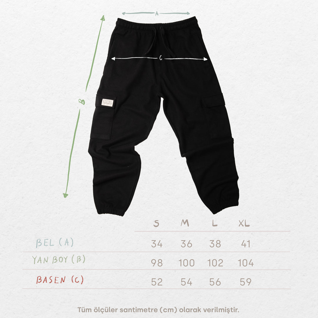 Erkek Travel Pants - Siyah