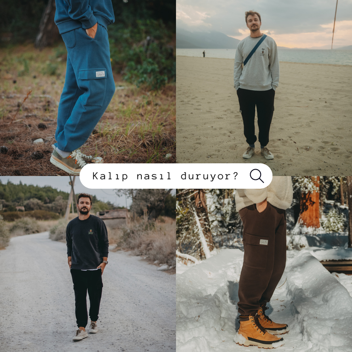 Erkek Travel Pants - Siyah