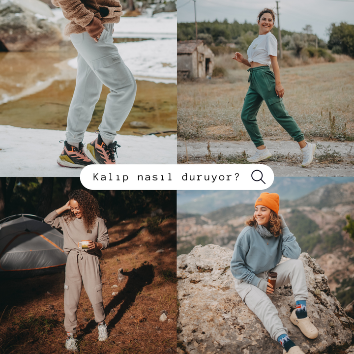 Kadın Travel Pants - Siyah