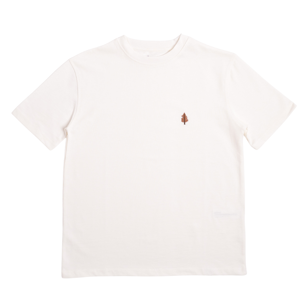 Mini Pine Tshirt - Antik Beyaz