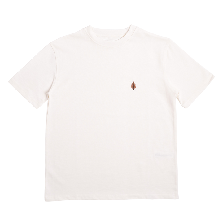 Mini Pine Tshirt - Antik Beyaz