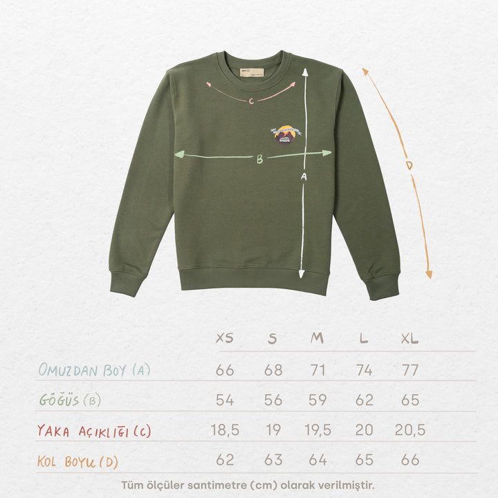 Van Life Sweatshirt - Haki